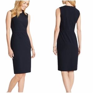 Ann Taylor Wool/Linen Blend Sheath Dress Sz 8